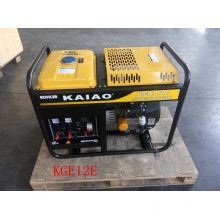 Gerador de gasolina de fase única 50Hz / 10kw Key Start com motor KOHLER